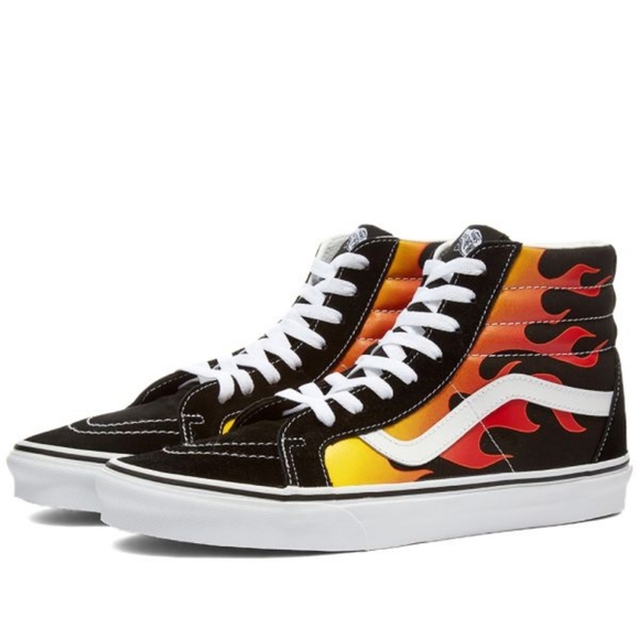 Vans Sk8-hi black/flames - Picture 3 of 3